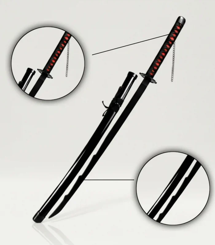 Ichigo Kurosaki Tensa Zangetsu Wooden Katana 104cm (Bleach)