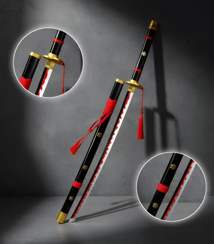 Zoro Black Enma Wooden Katana 104cm (One Piece)