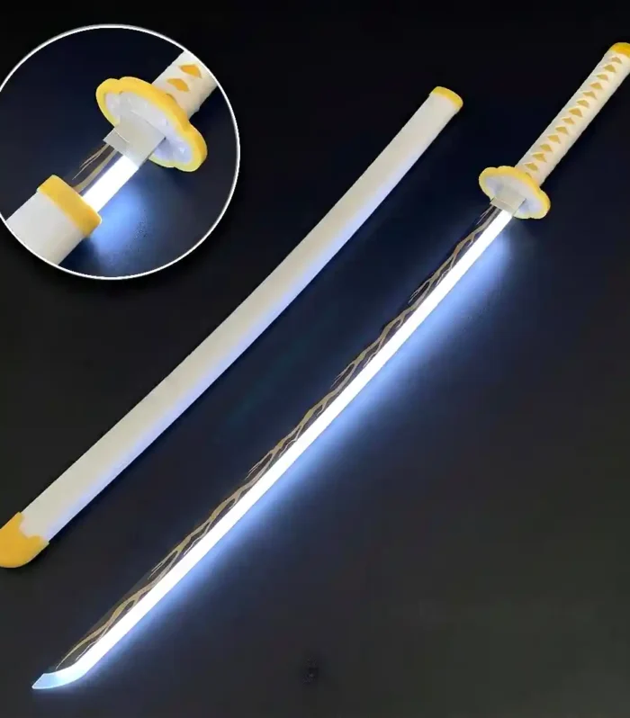 Zenitsu Led Wooden Katana 104cm (Demon Slayer)