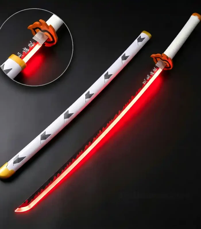 Rengoku Led Wooden Katana 104cm (Demon Slayer)