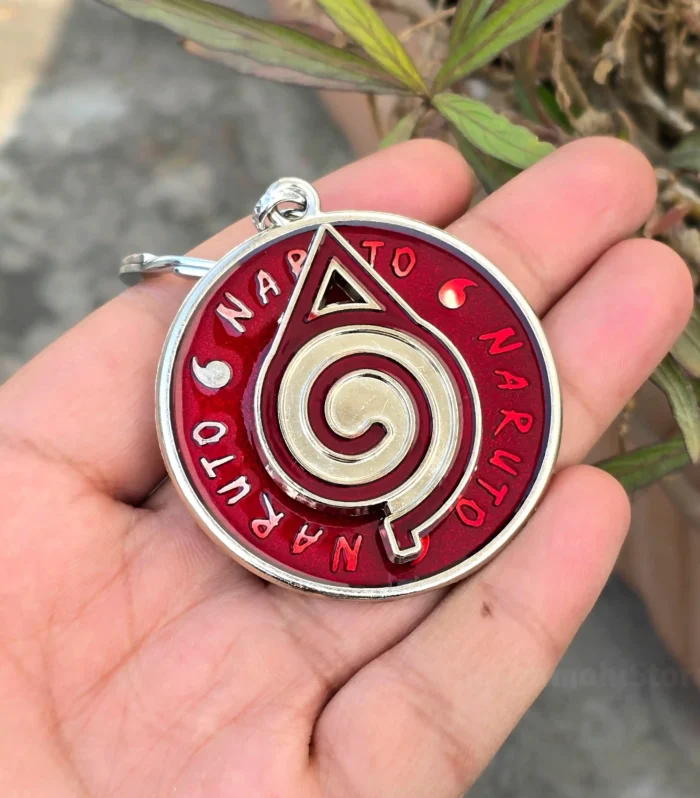 Leaf Village Metal Spinning Keychain (Naruto)