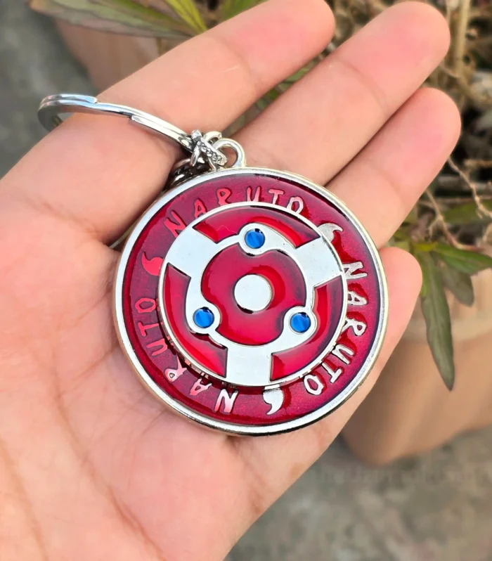 Sharingan Metal Spinning Keychain (Naruto)