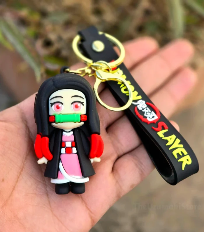 Nezuko 3D Silicon Keychain (Demon Slayer)
