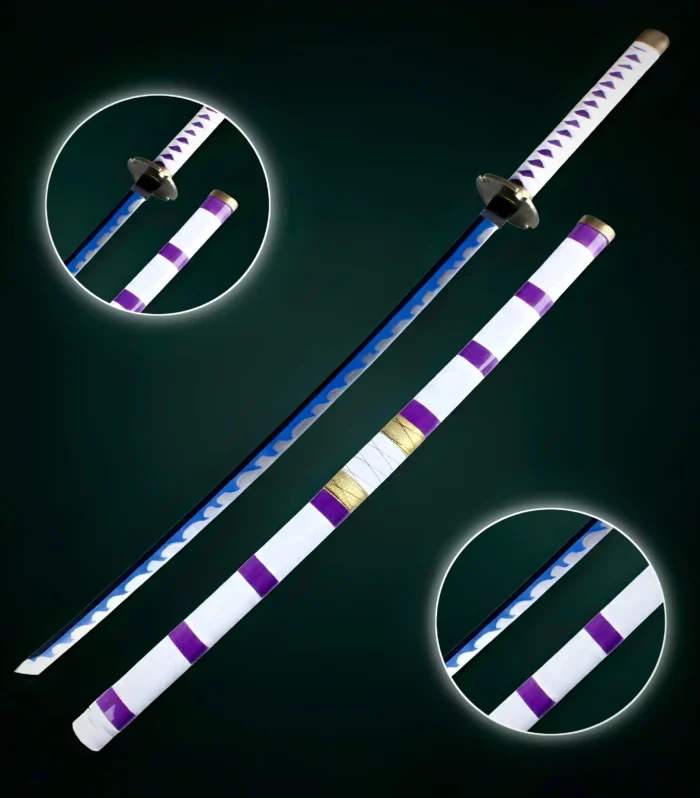 Luffy Nidai Kitetsu Wooden Katana 104cm (One Piece)