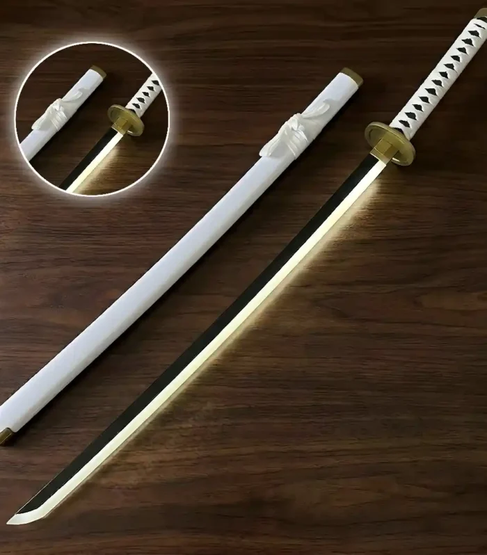 Zoro Wado Ichimonji Led Wooden Katana 104cm (One Piece)