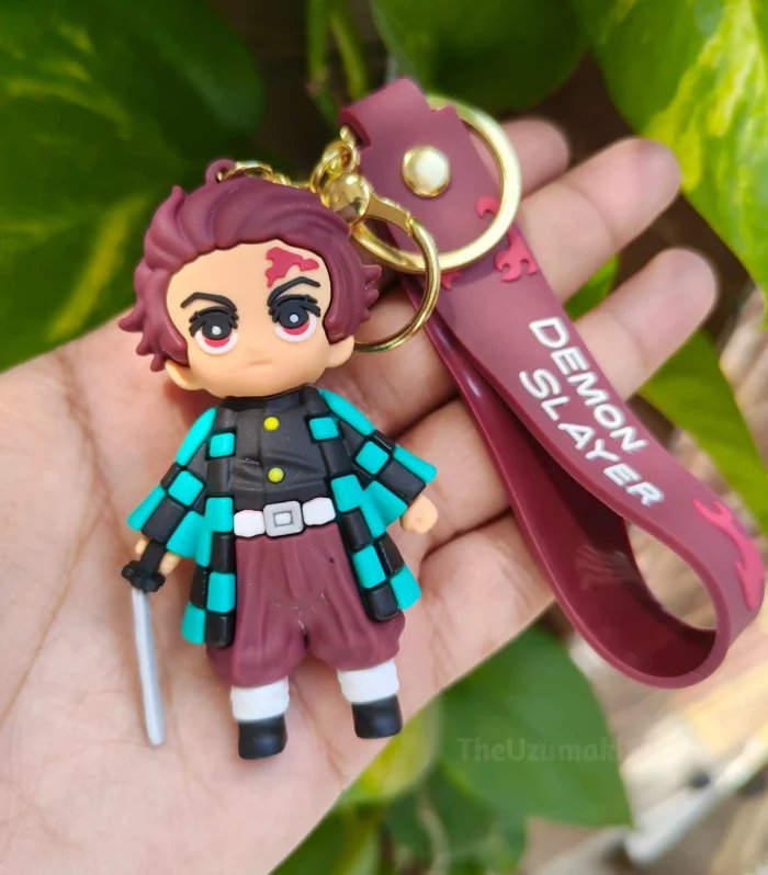 Tanjiro Soft Silicone 3D Keychain (Demon Slayer)