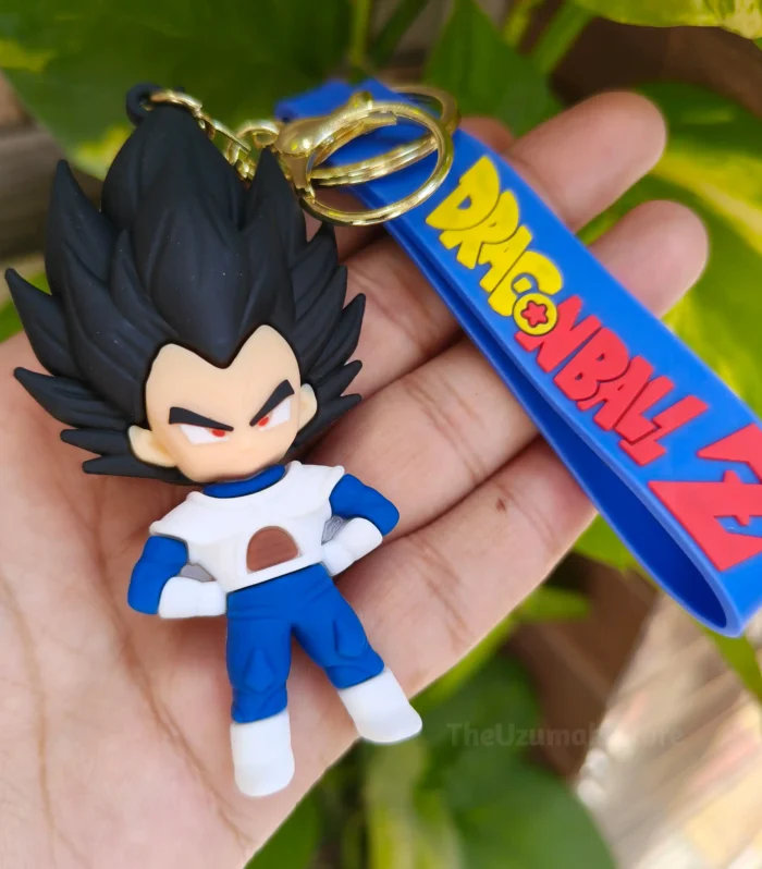 Vegeta Soft Silicone 3D Keychain (Dragon Ball Z)
