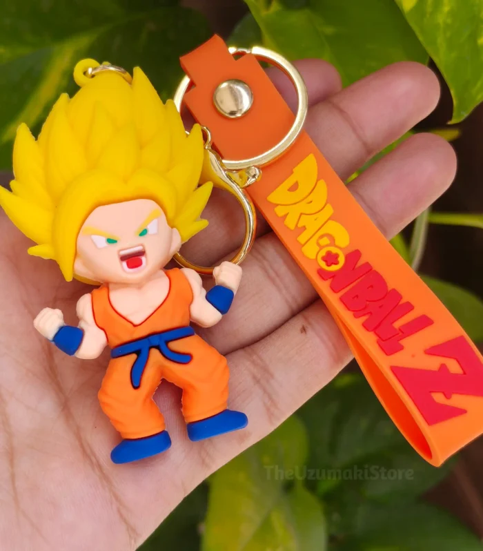 Super Saiyan Goku Soft Silicone 3D Keychain (Dragon Ball Z)
