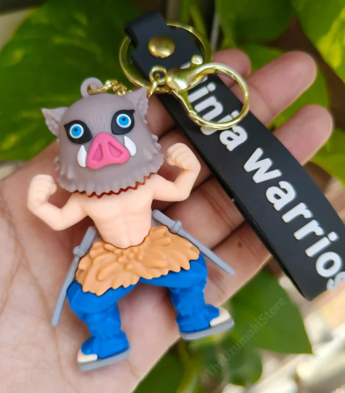Lord Inosuke Soft Silicone 3D Keychain (Demon Slayer)