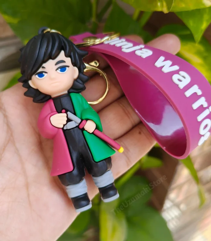 Giyu Soft Silicone 3D Keychain (Demon Slayer)
