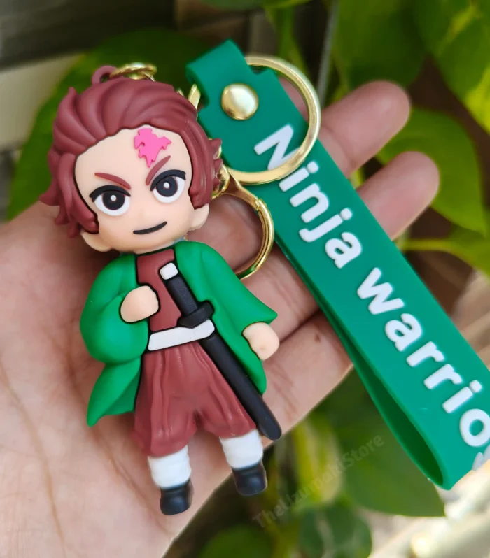 Tanjiro Kamado Soft Silicone 3D Keychain (Demon Slayer)