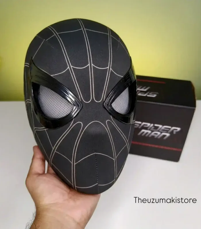 Spiderman Eye Moving Mask Black (Jaw Control)